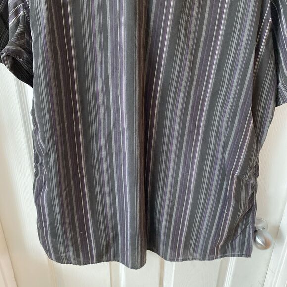 Corral West Ranch Wear Shirt Men’s Size XL Pearl Snap Striped Short Sleeve - Picture 9 of 11